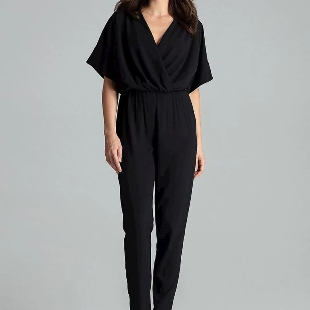Floral Jumpsuit with Straight Pants