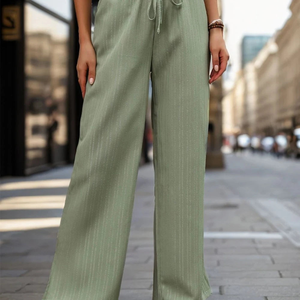 High Waist Wide Leg Pants