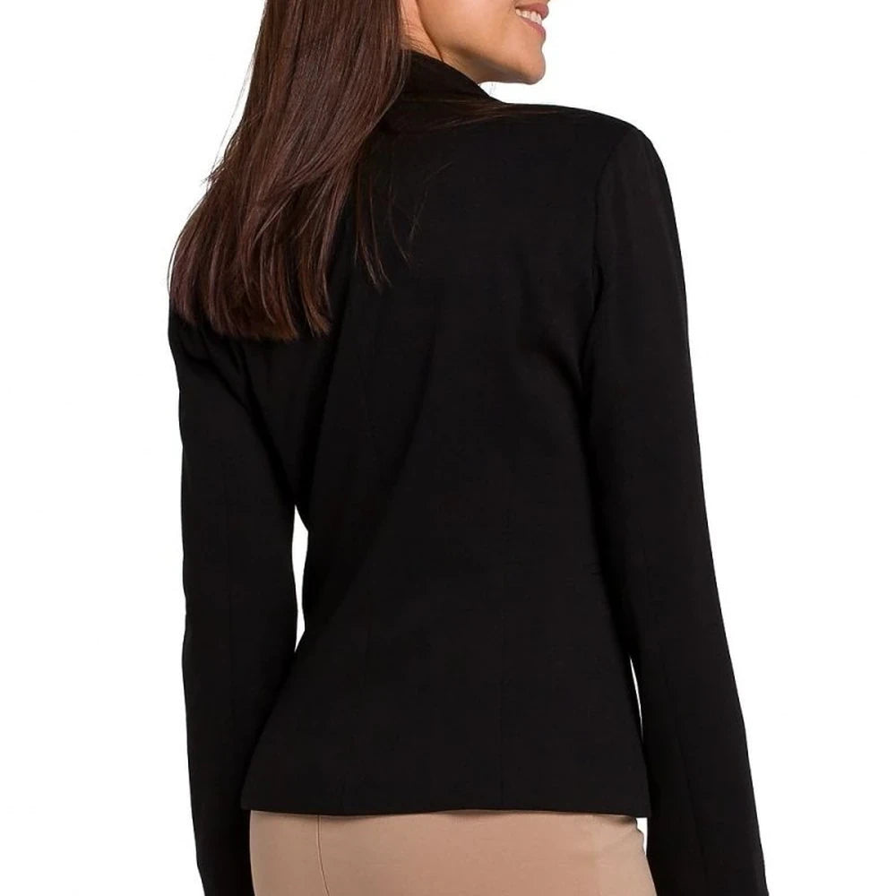 Women's Knit Blazer with Dotted Lining