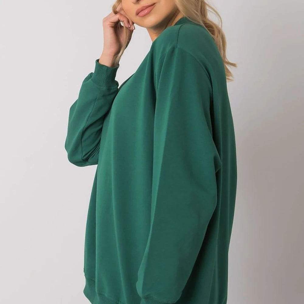 Women's Long Sleeve Stand Collar Sweatshirt