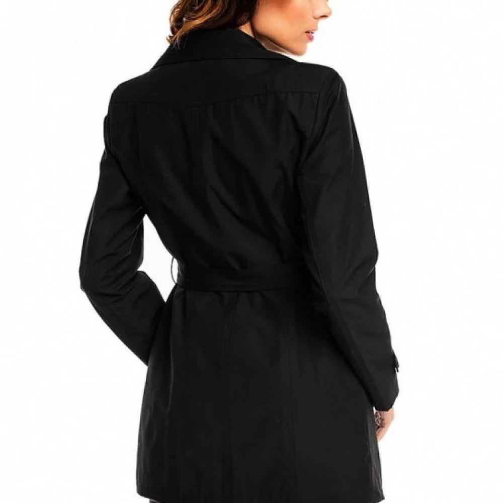 Classic Cotton Trench Coat - Beige