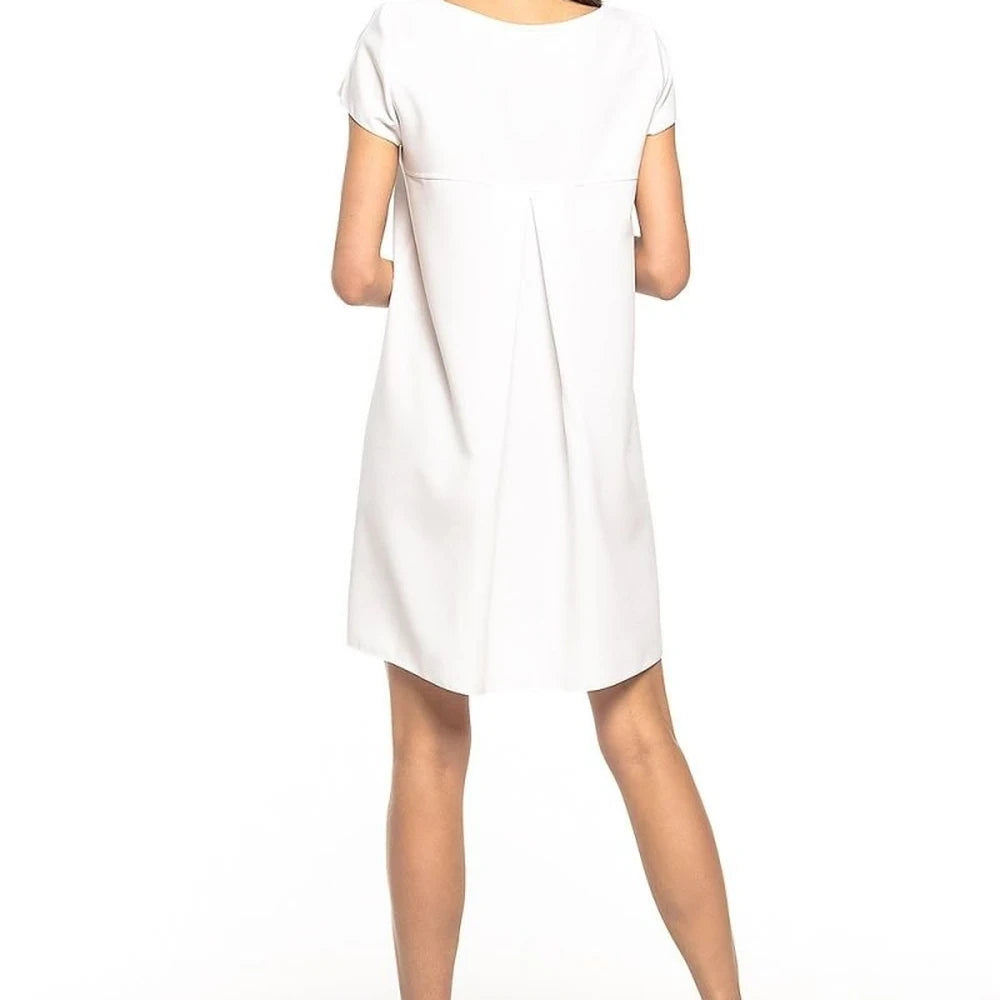 Ruffle Back Day Dress with Floral Print