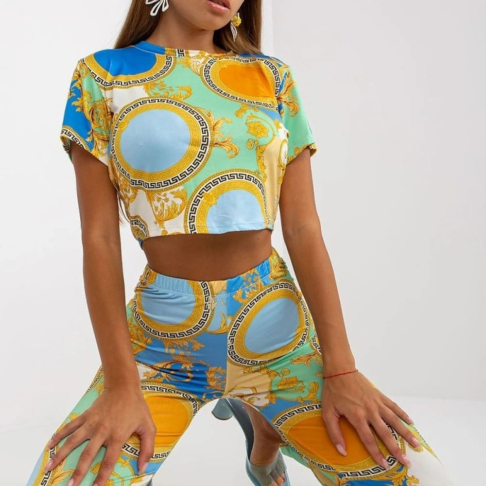 Summer T-Shirt & Leggings Set