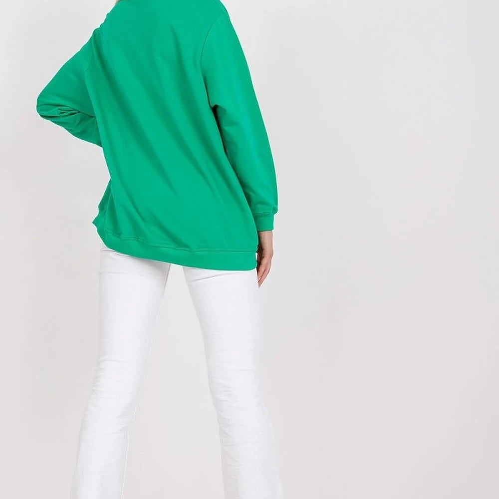 Women's Long Sleeve Stand Collar Sweatshirt