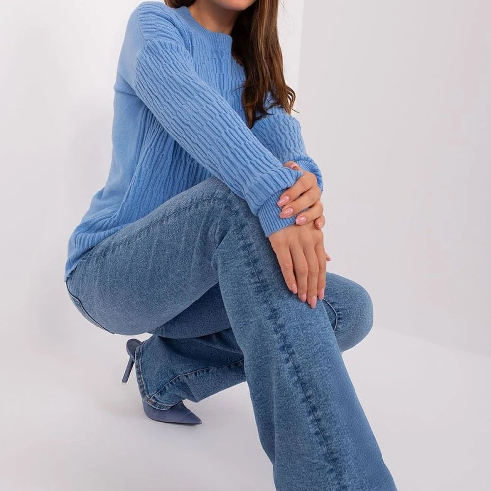 Women's Variegated Knit Sweater