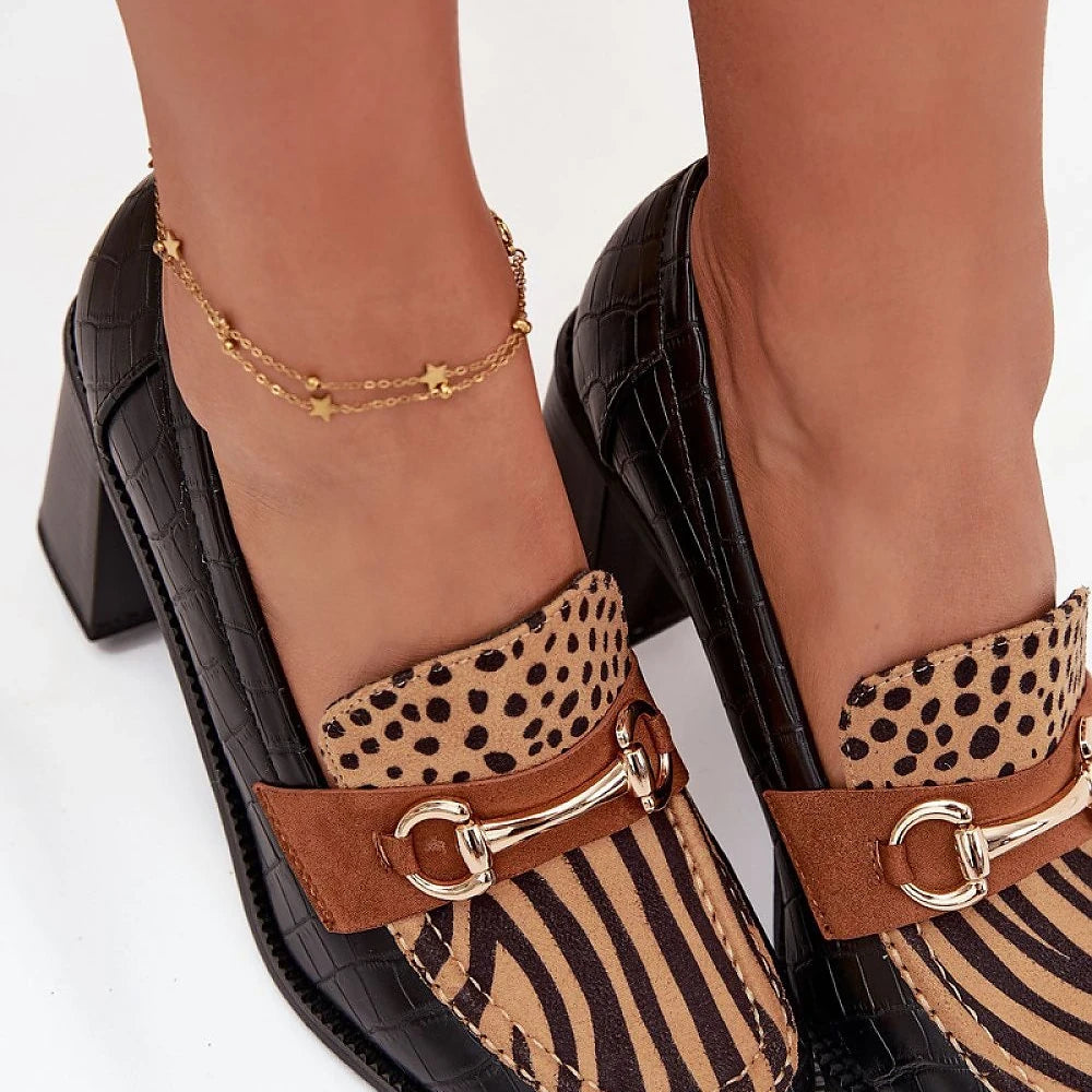 Heeled low shoes Step in style