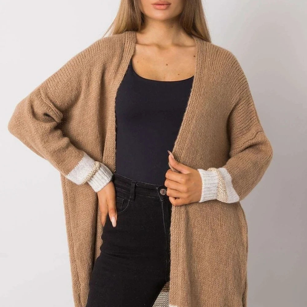 Unbuttoned Knit Cardigan