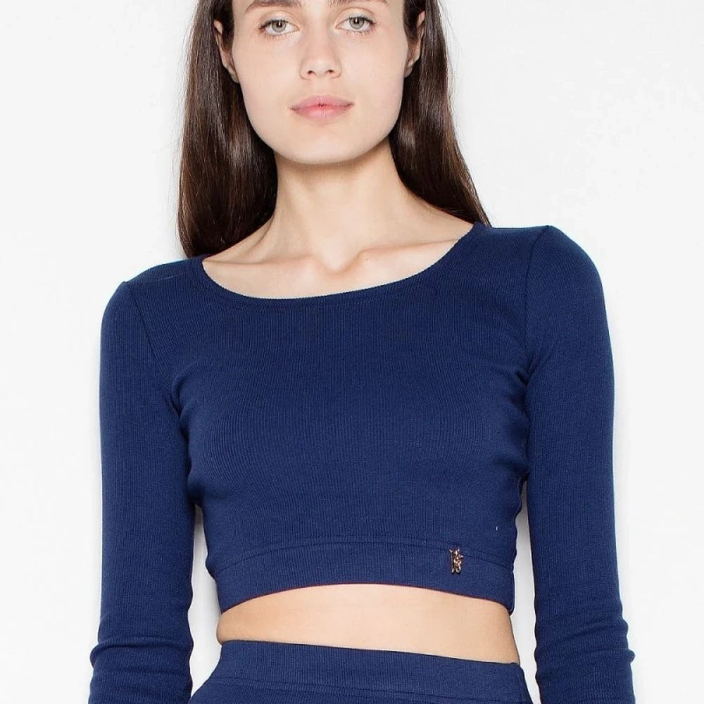 Cotton Crop Top and Pencil Skirt Set