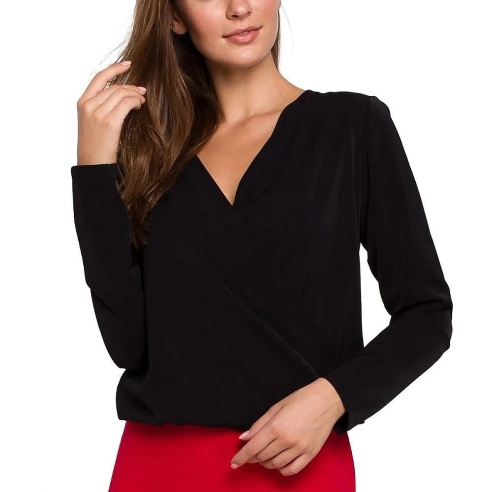 Women's Envelope Blouse - Light Fabric