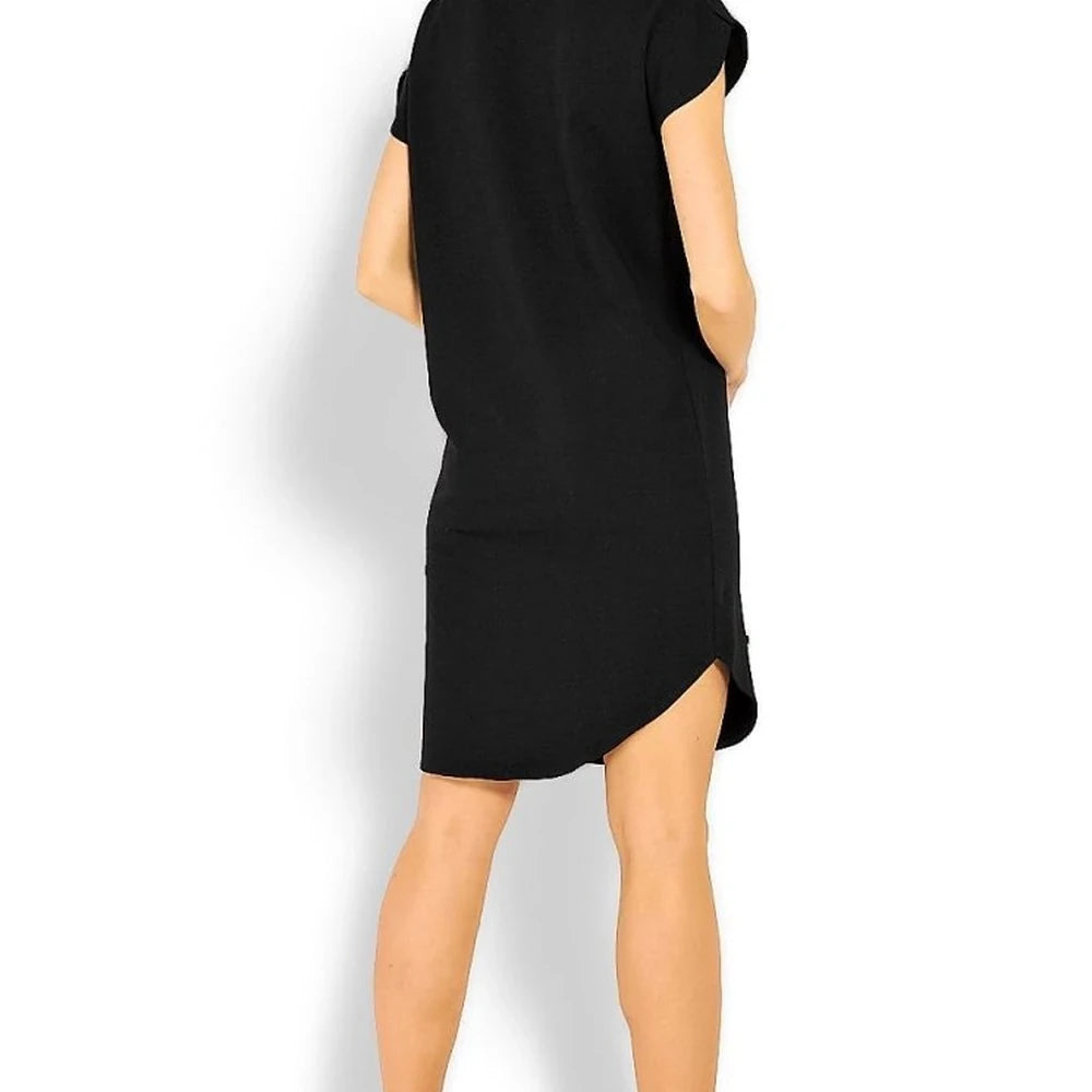 Asymmetrical Cotton Blend Day Dress
