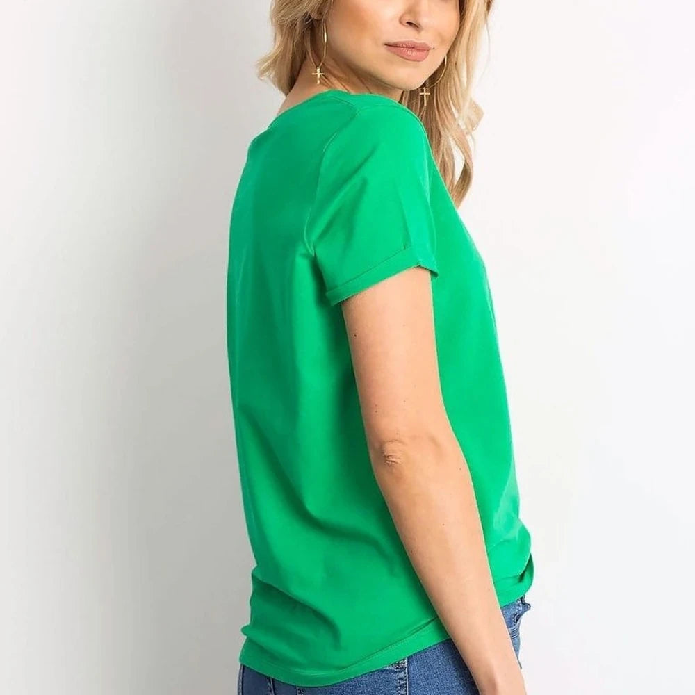 Cotton Round Neck T-Shirt