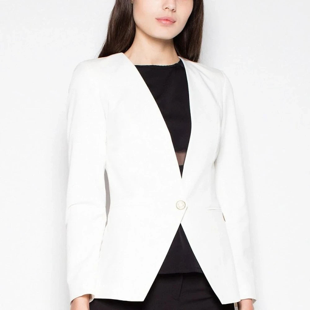 Slim Fit Single Button Jacket