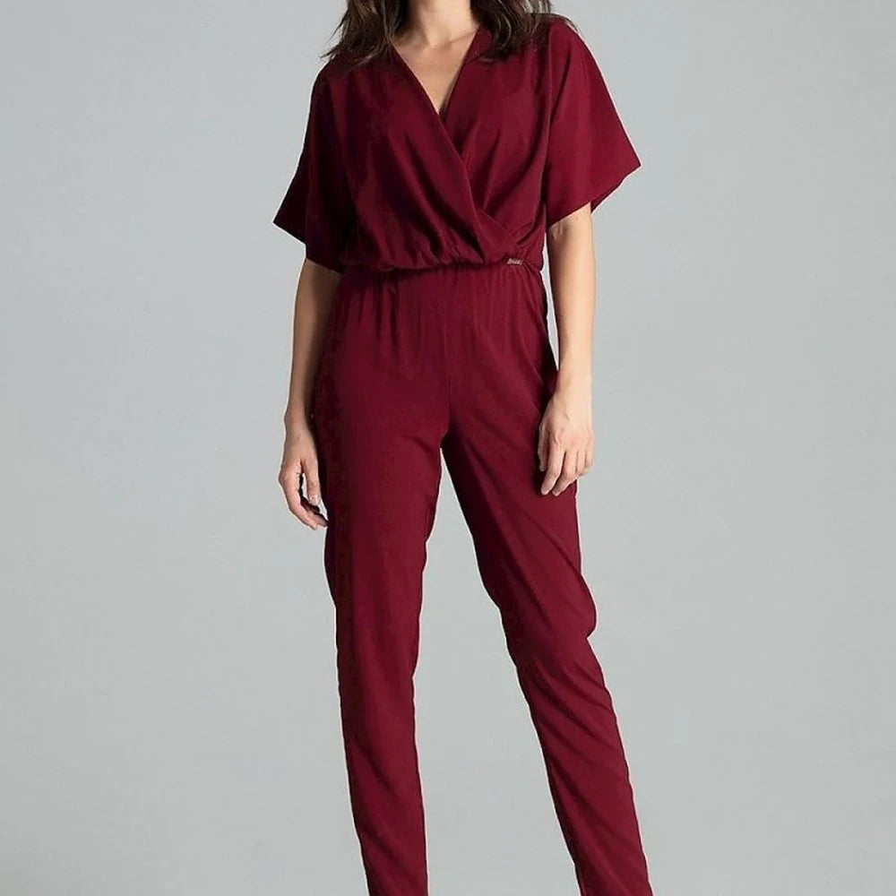 Floral Jumpsuit with Straight Pants