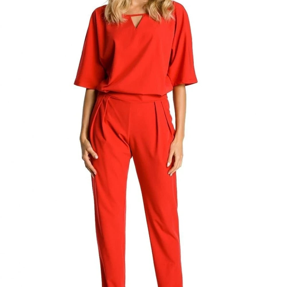 Comfortable Jumpsuit with Belt