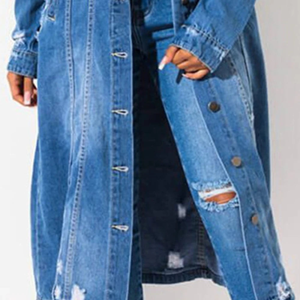 Women's Long Sleeve Denim Jacket