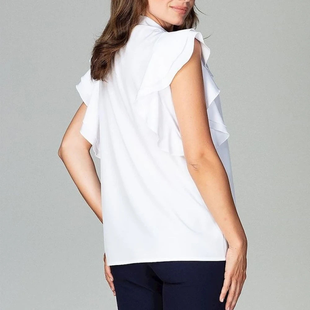 Classic Shirt with Frill Sleeves