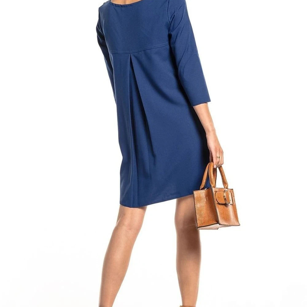 Day Dress with Short Sleeves and Belt