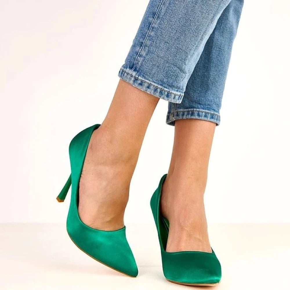 Elegant Satin High Heels