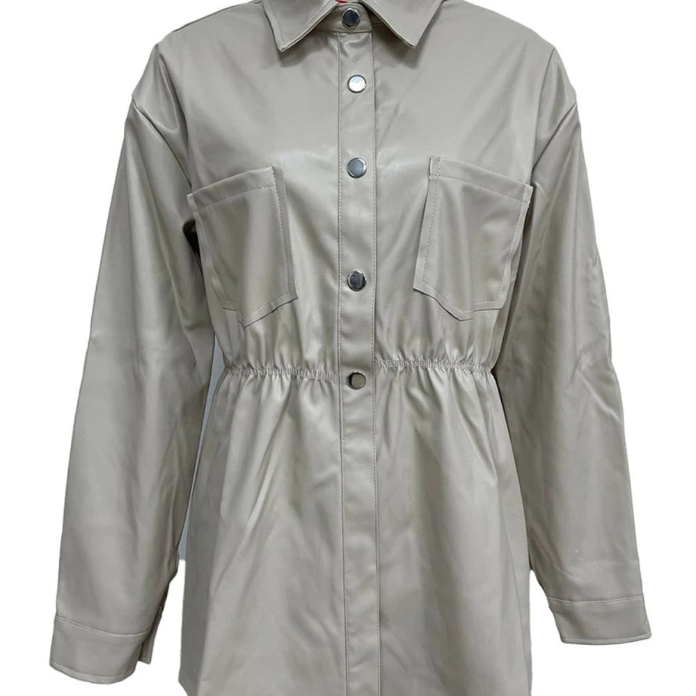Snap Down Collared Jacket