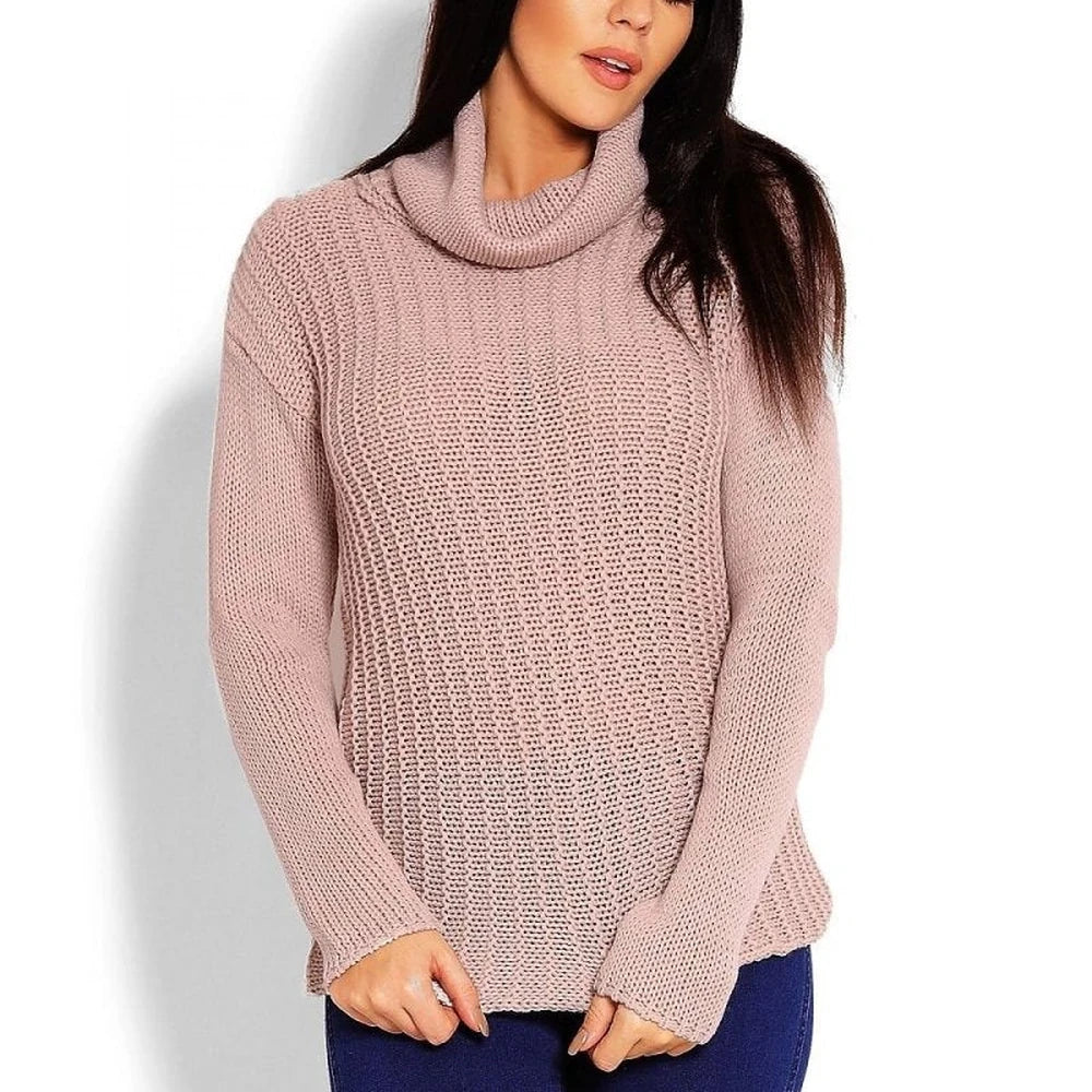 Acrylic Turtleneck Sweater