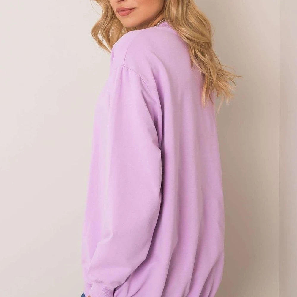 Women's Long Sleeve Stand Collar Sweatshirt