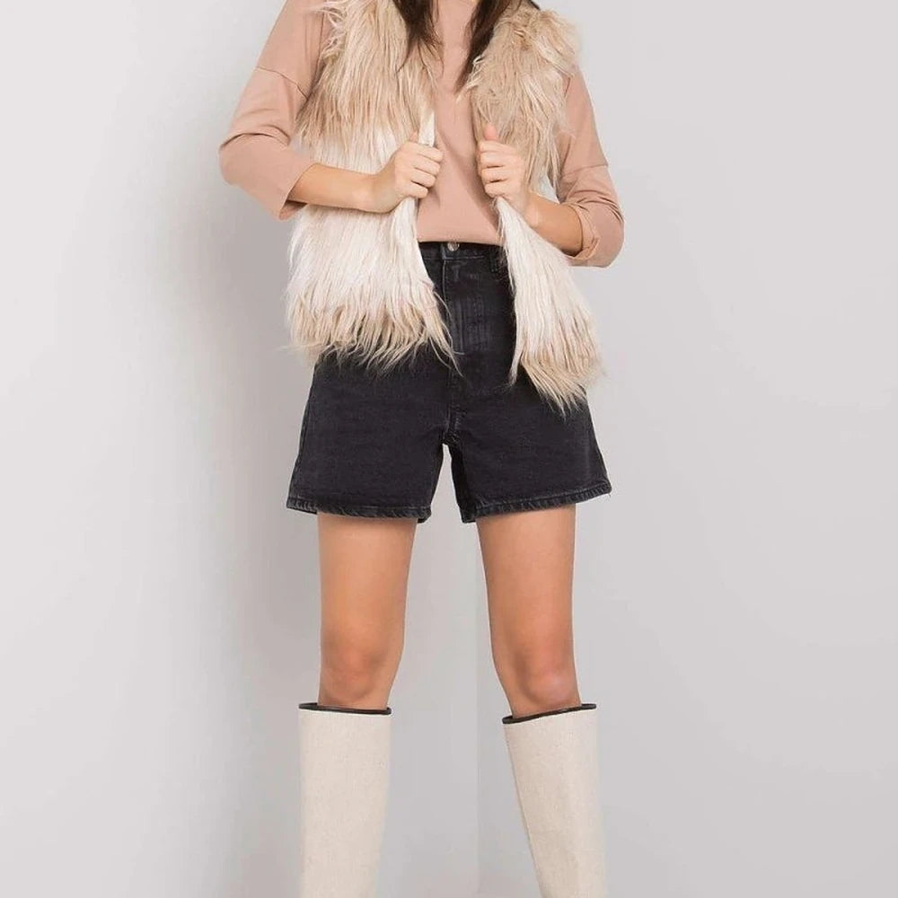 Women's Lined Fur Vest