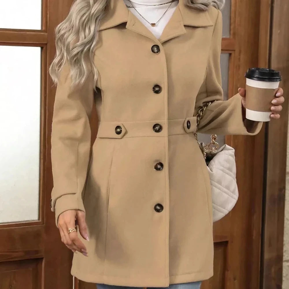 Button Up Long Sleeve Outerwear Jacket