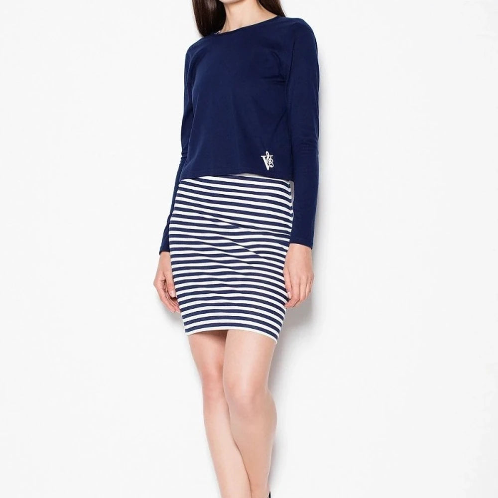 Fitted Daydress with Cotton Blend