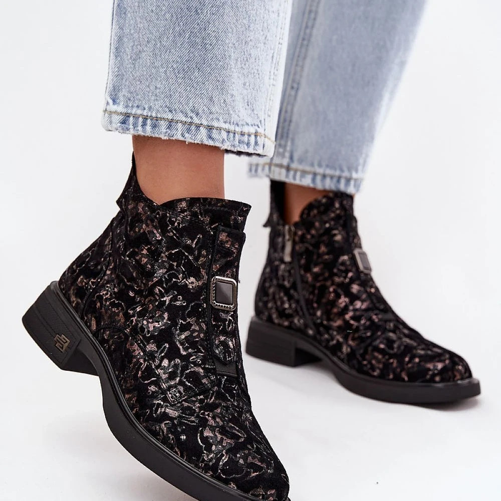 Elegant Suede Ankle Boots