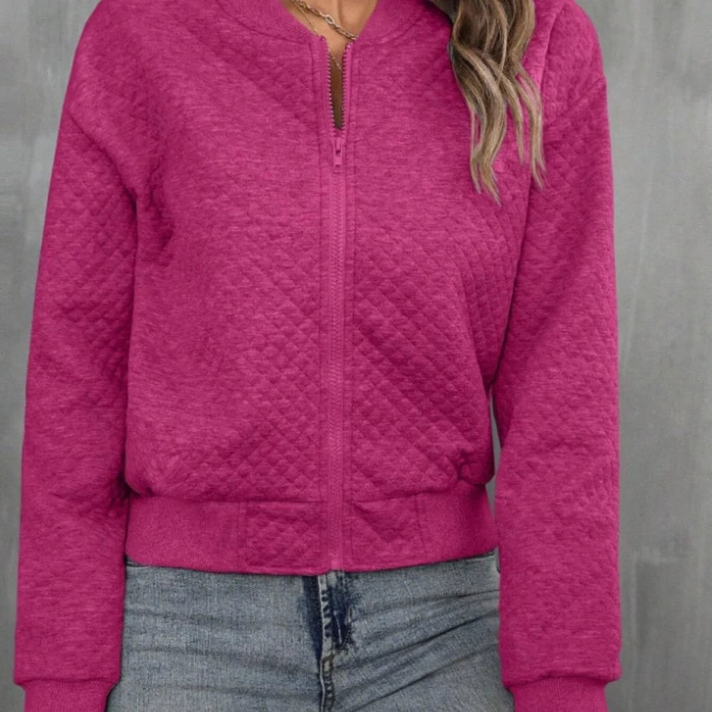 Zip Up Long Sleeve Jacket