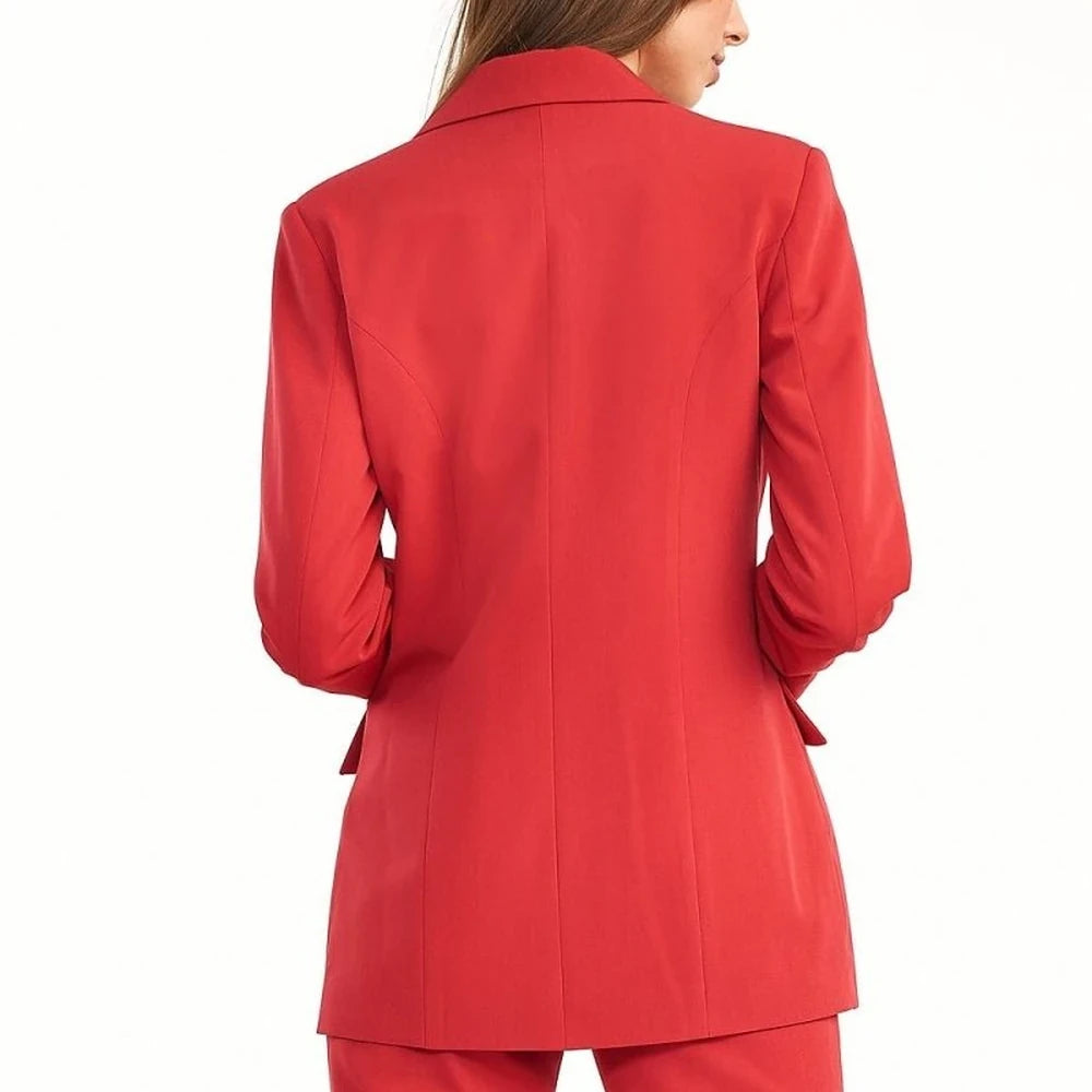 Double-Breasted Autumn Blazer Jacket