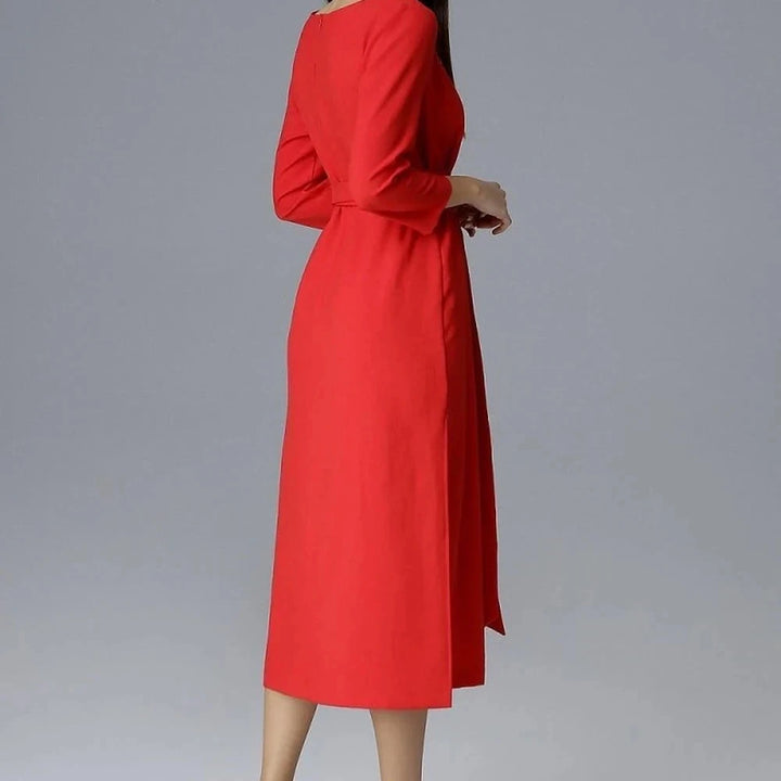 Women's Polyester 3/4 Sleeve Cocktail Dress