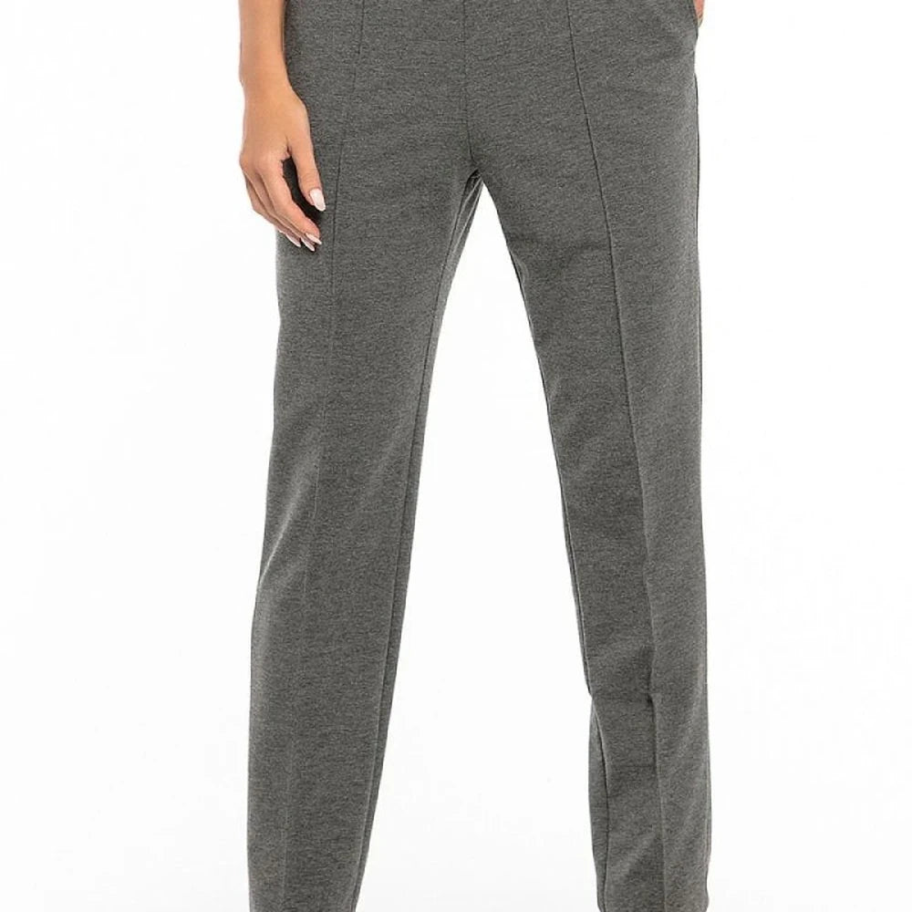 Cotton Knit Trousers with Pockets