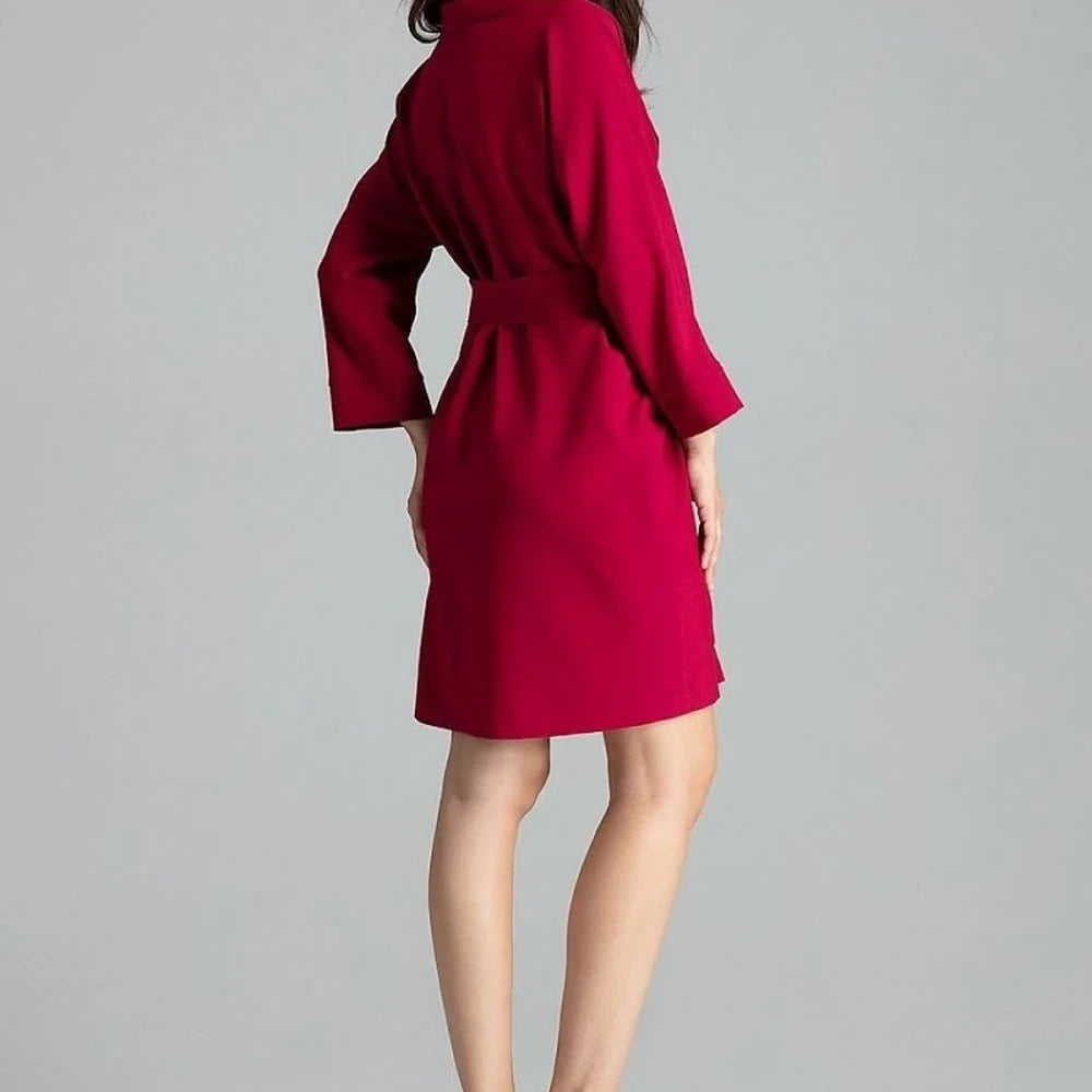 Polyester Lapel Dress-Jacket