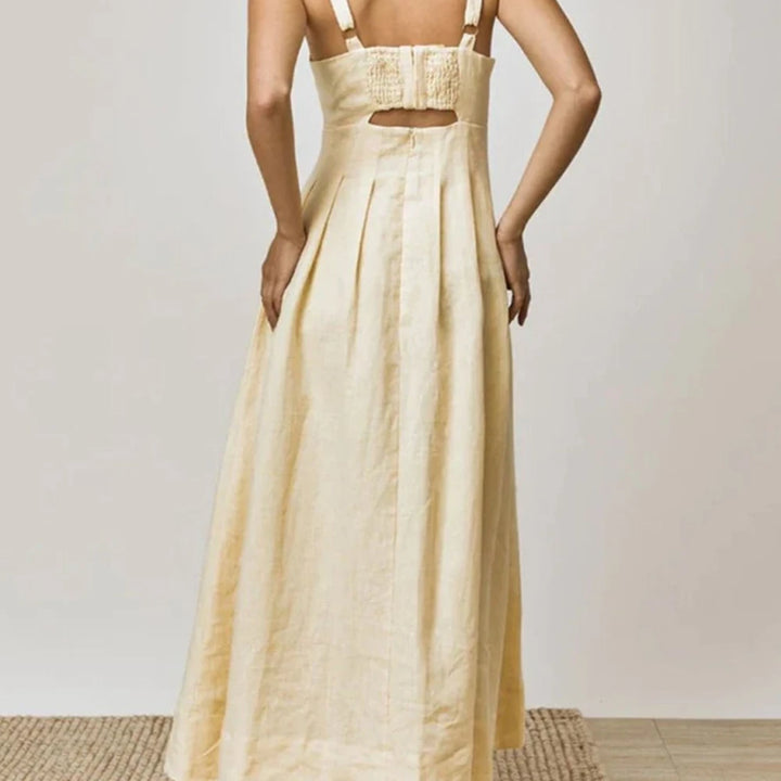 Devine Cutout Square Neck Cami Dress