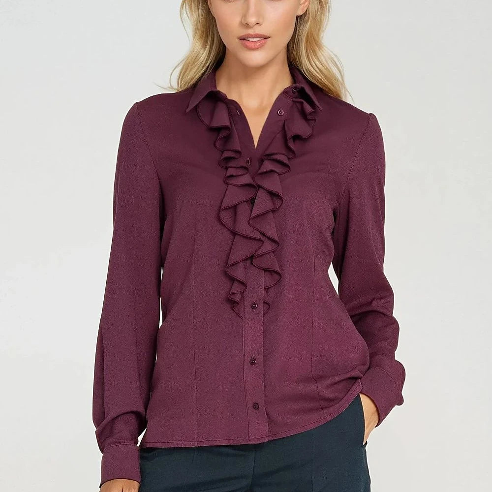 Women's Violet Long Sleeve Shirt