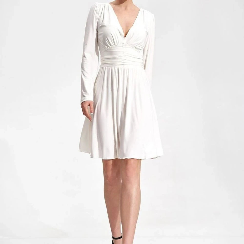Flared Stretch Daydress with Sweetheart Neckline