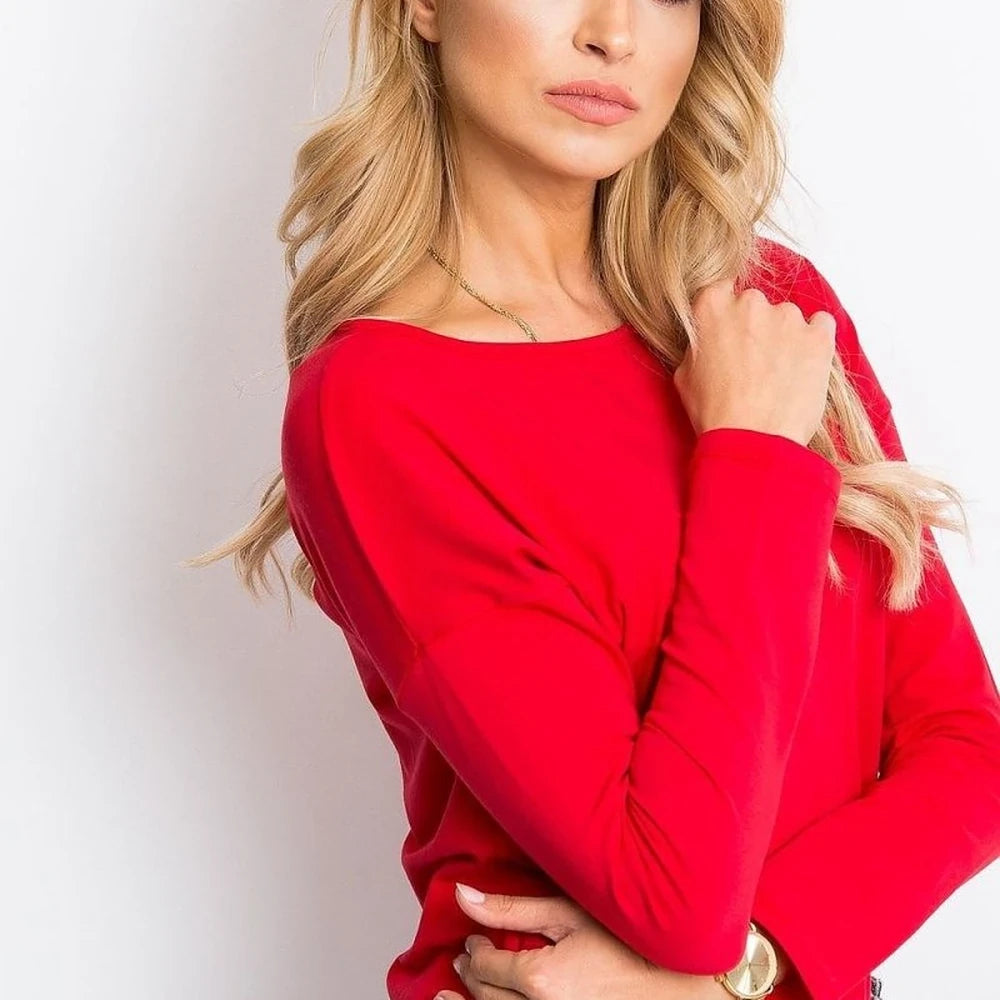 Cotton Spandex Long Sleeve Blouse