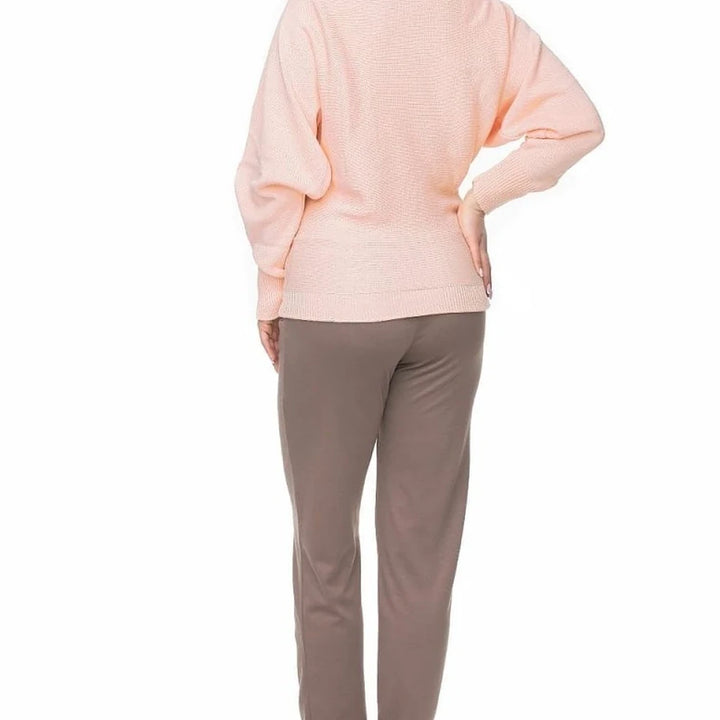 Oversize Pregnancy Sweater with Boat Neck