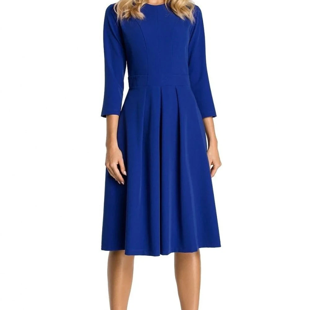 Women's Blue Red Navy Black Day Dress