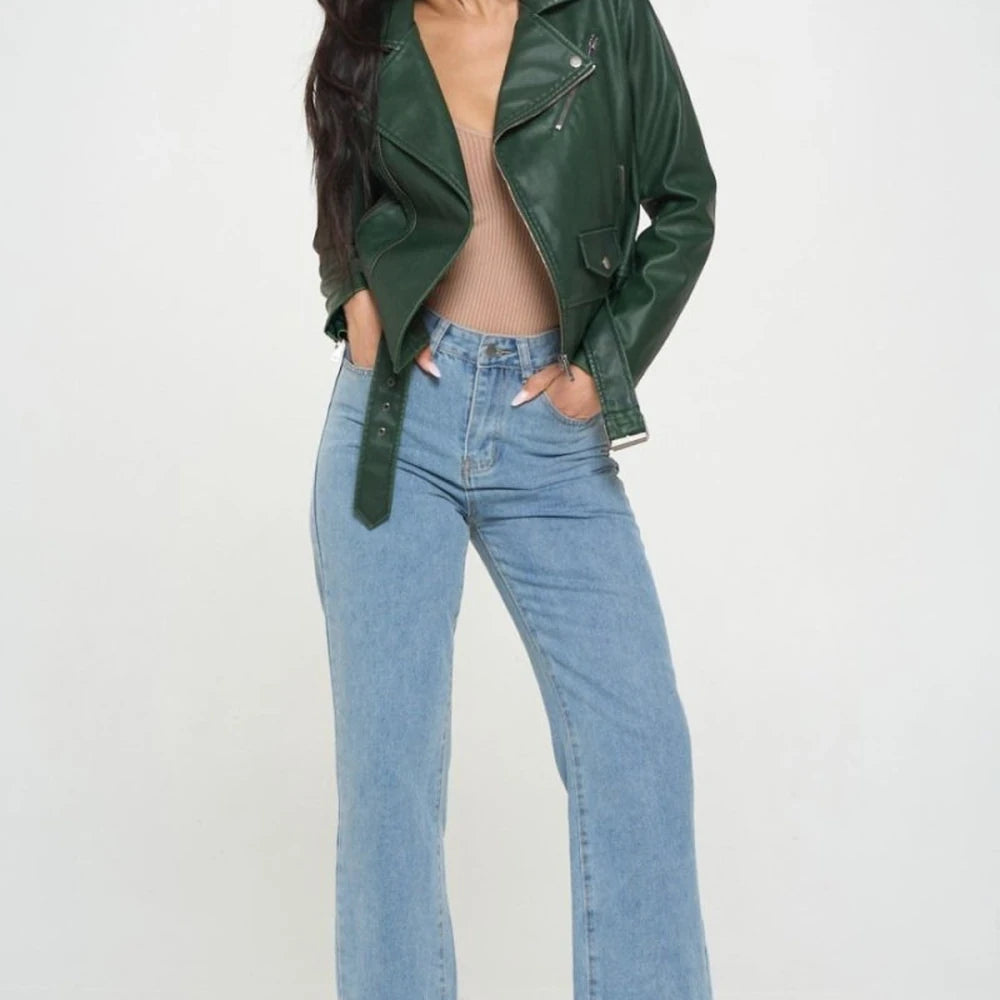 Button Up Geometric Dropped Shoulder Jacket