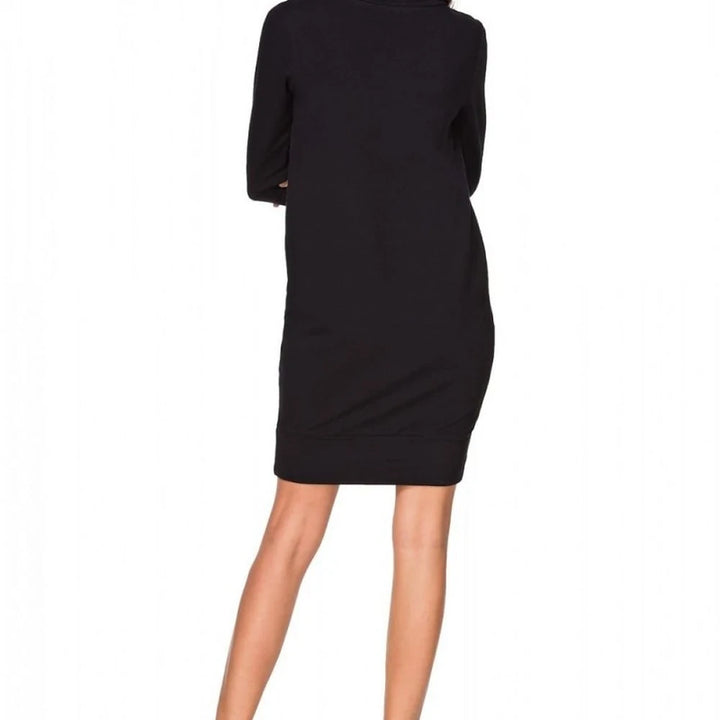 Red Knitted Double Turtleneck Daydress