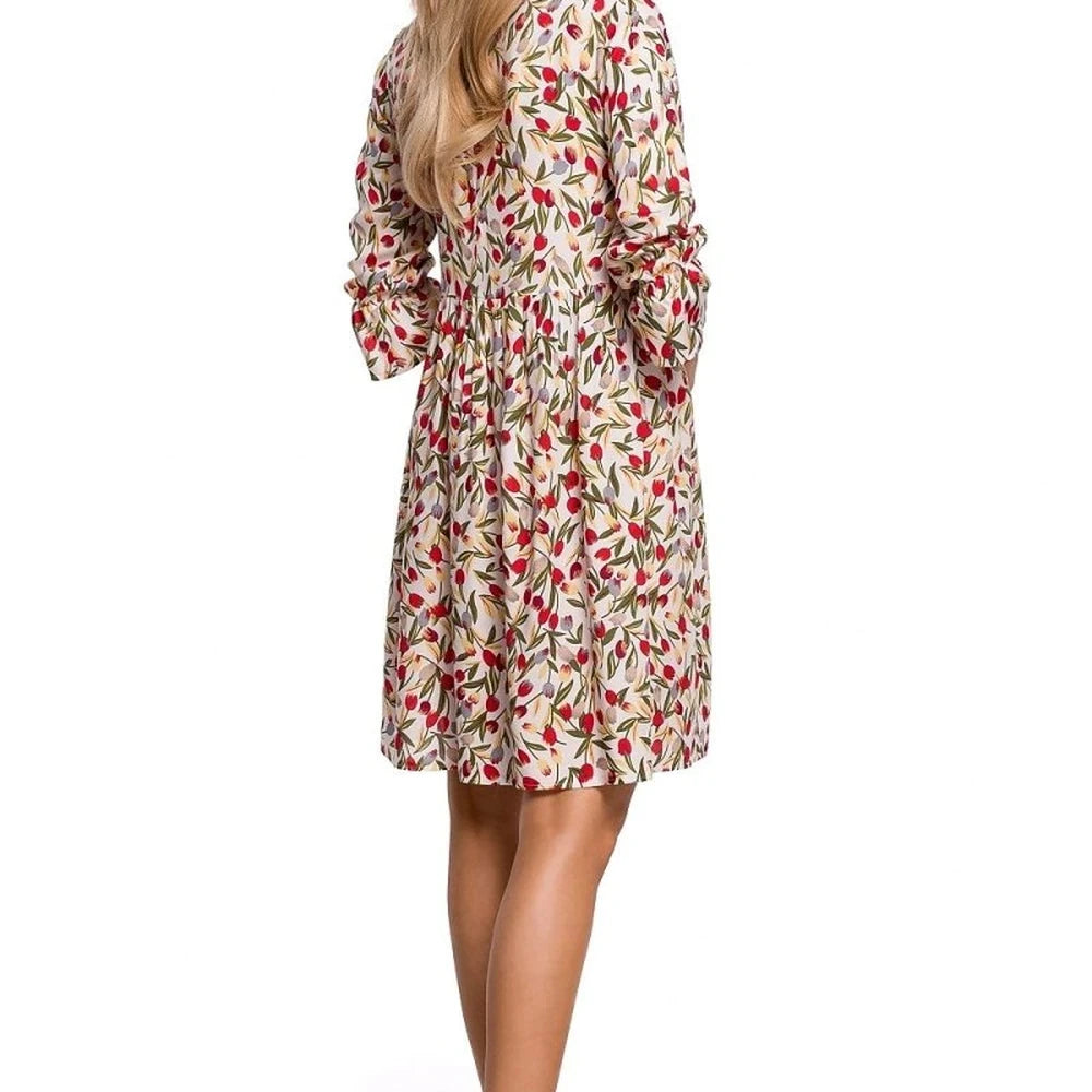 Asymmetrical Viscose Day Dress