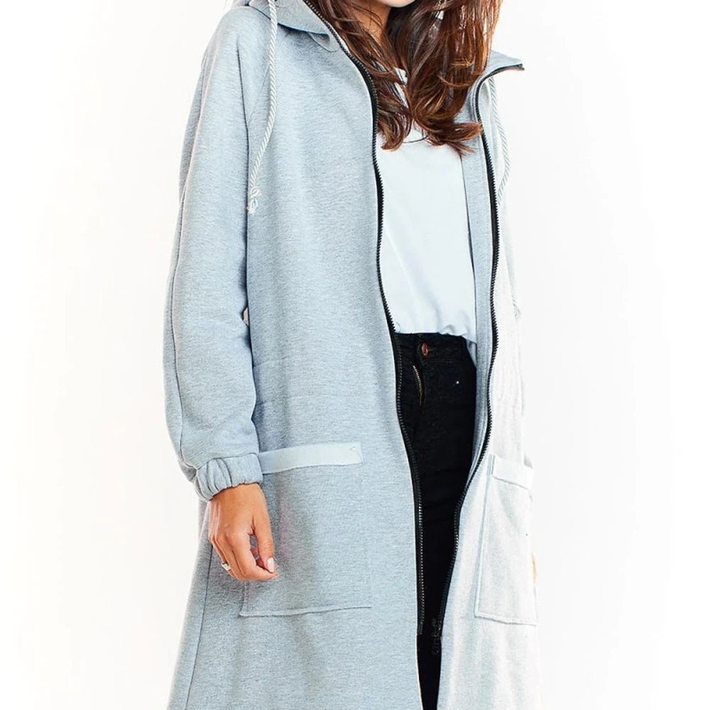 Warm Parka with Drawstring Waist