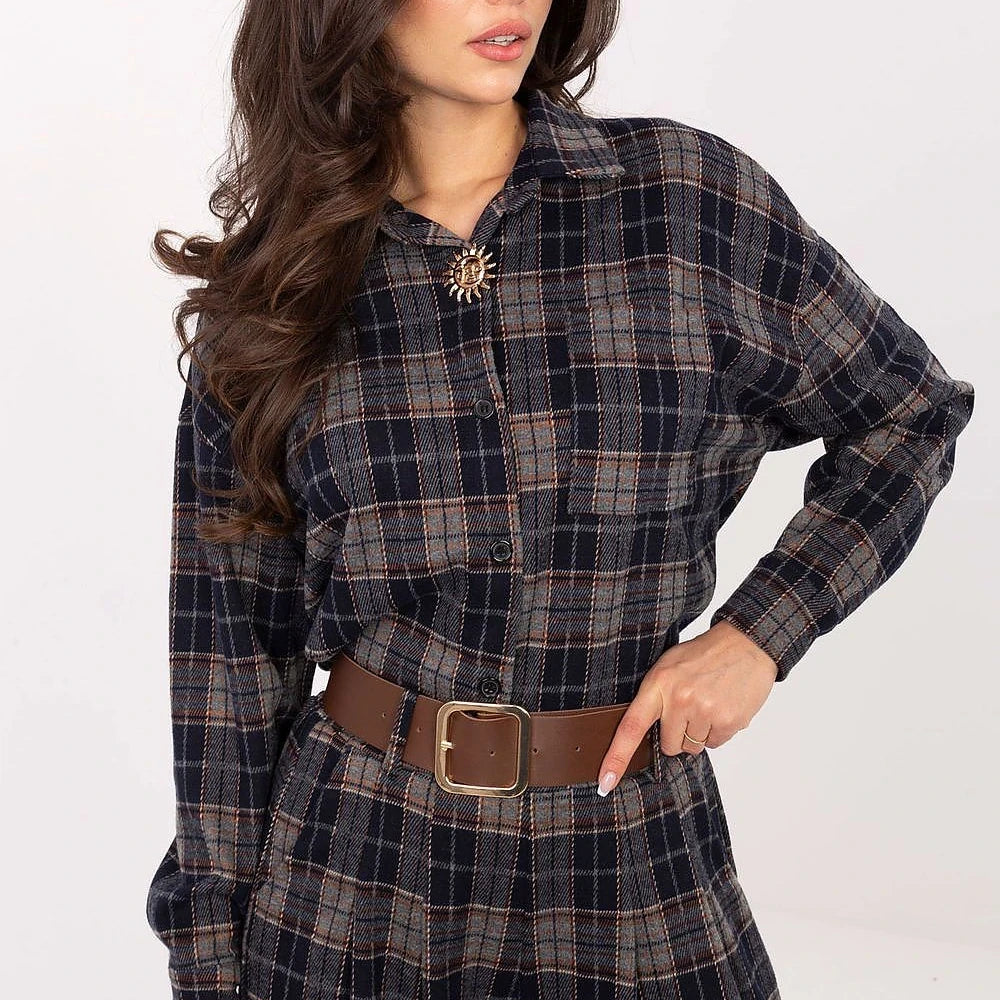 Women's Long Sleeve Flannel Shirt