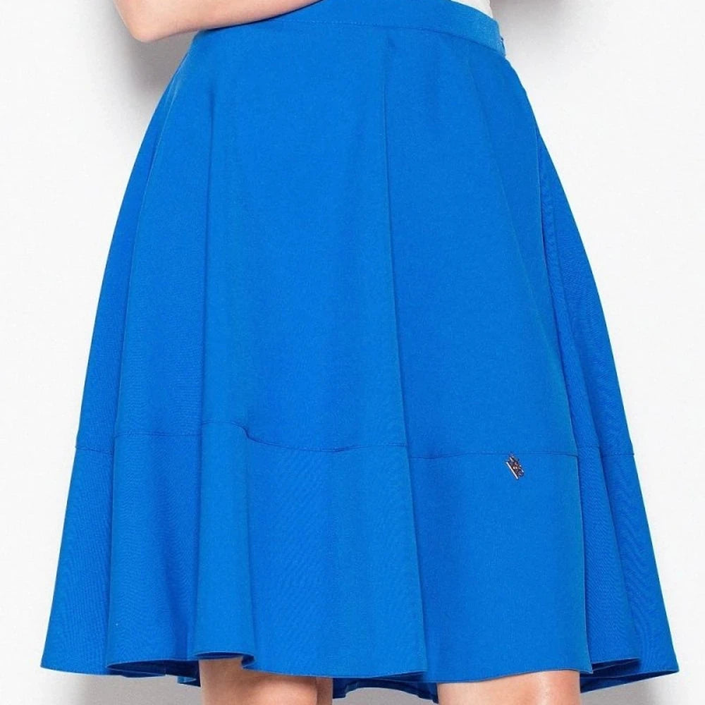 Pleated Skirt with Wide Belt