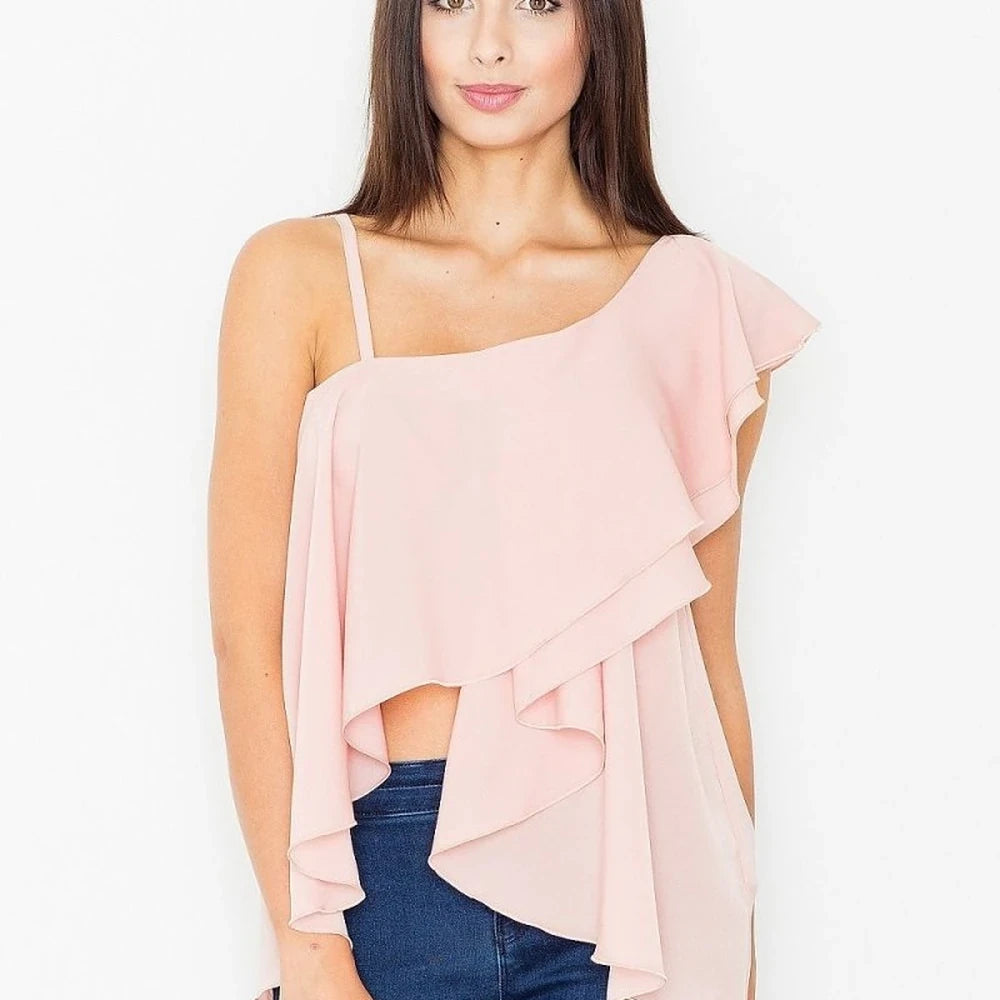 Women's Elegant Frill Blouse | Versatile Top