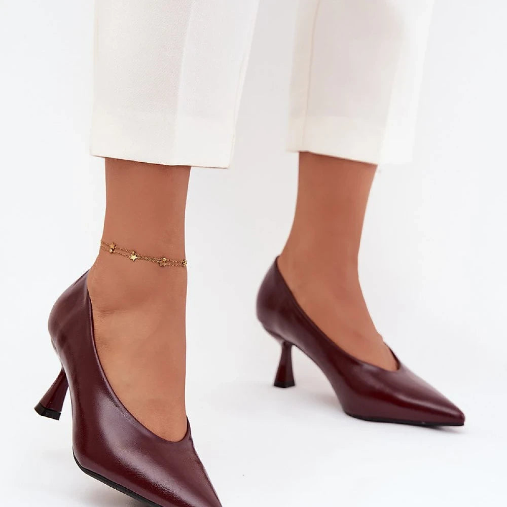 Heel pumps Step in style