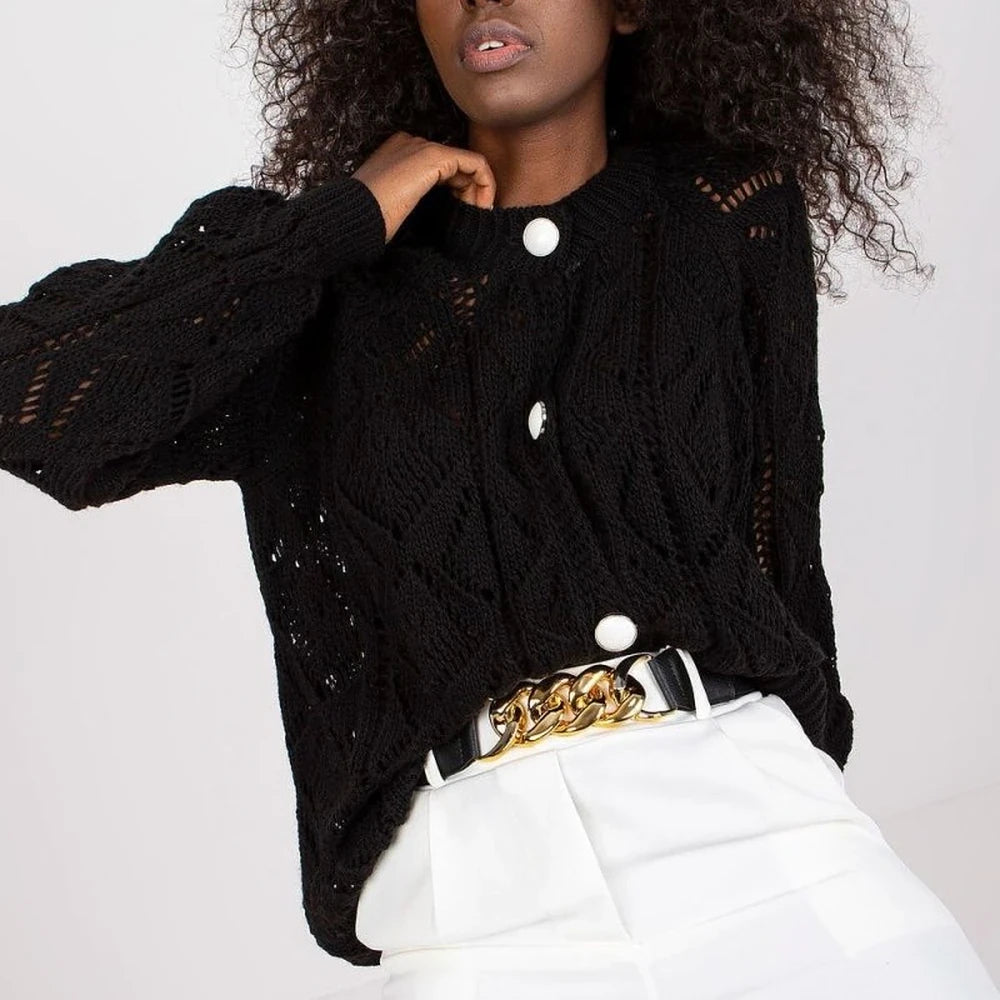 Black Brocade Wrap Dress