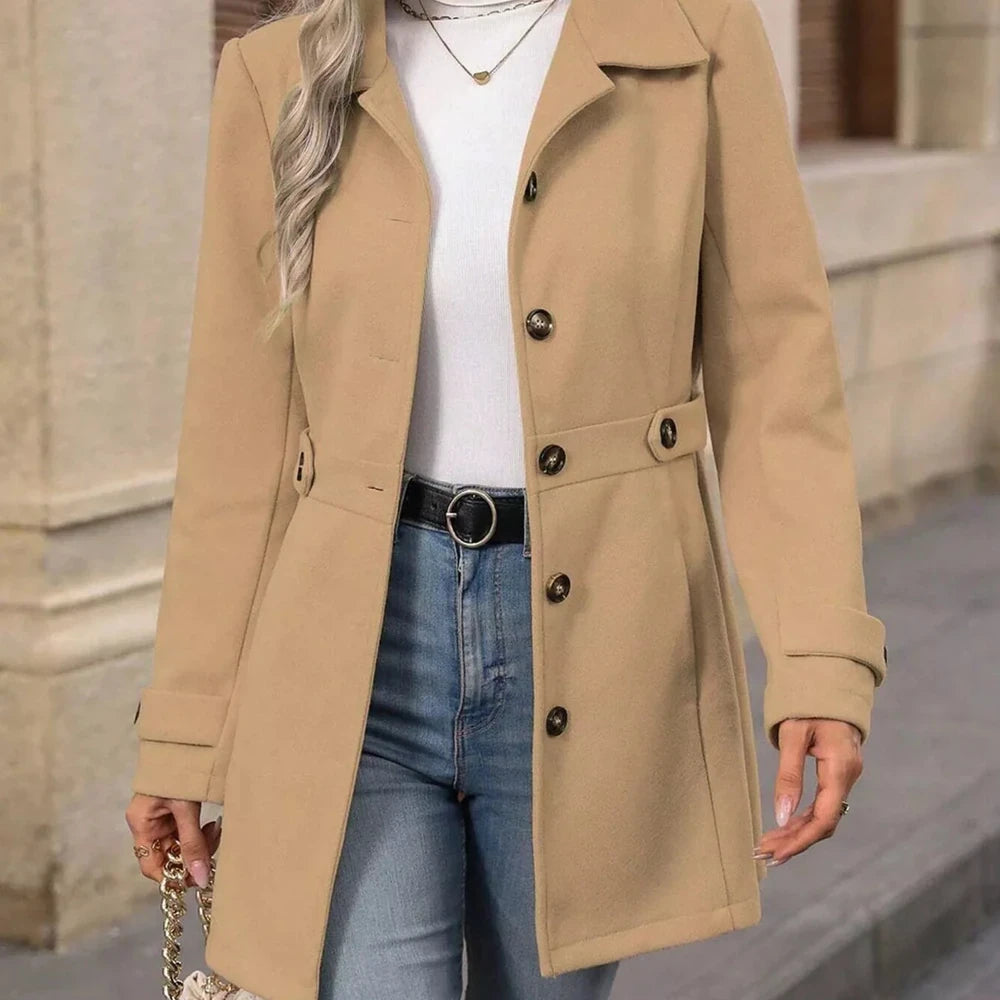 Button Up Long Sleeve Outerwear Jacket